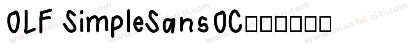 OLF SimpleSansOC字体转换